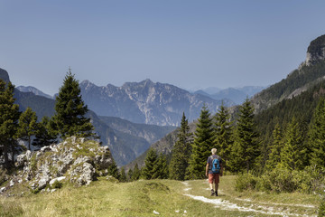 Fototapeta na wymiar Landschaft in den italienischen Alpen