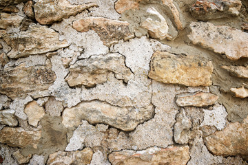 Wall background view