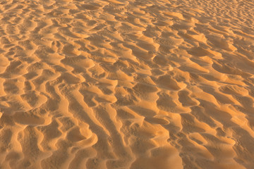 Fototapeta na wymiar Wave of sand texture.Mui Ne,Vietnam.