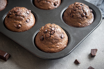 Double Chocolate Muffins