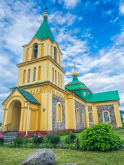 Fototapeta na wymiar Old Orthodox Church In Grodno Region Of Belarus