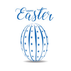 Happy Easter Greeting Card. Vector illustration