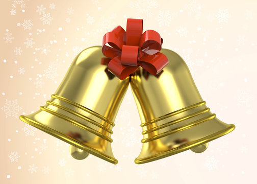 Golden Jingle Bells - 3D