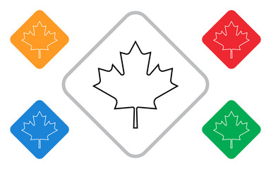 maple leaf canada flag icon