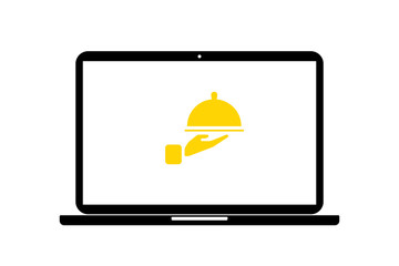 Laptop - Servierplatte