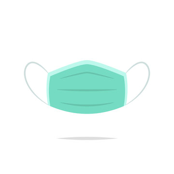 Medical mask icon vector