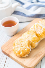 Homemade apple pie in asian style