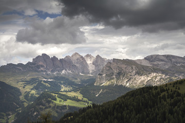 Naklejka na ściany i meble Landschaft in Südtirol