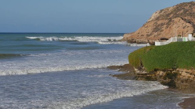 Big waves at the coast of Morocco