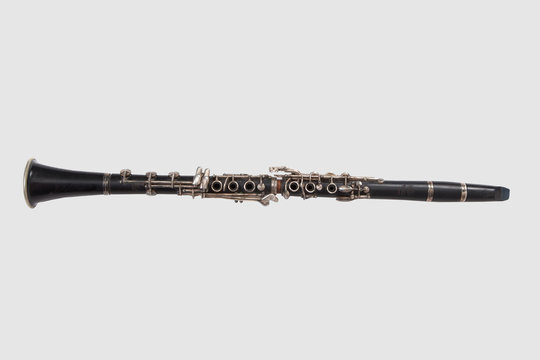 Oboe on white background