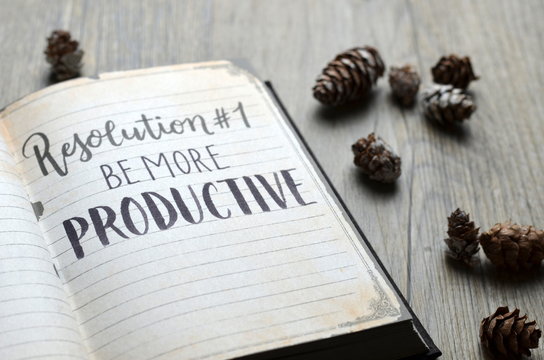 BE MORE PRODUCTIVE Resolution No. 1
