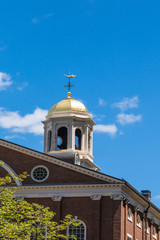 Fototapeta na wymiar Gold Dome on Boston Bell Tower