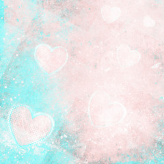 background with hearts for Valentine's