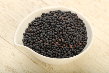 Black lentils