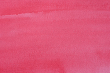 red watercolor painted texture background  on paper