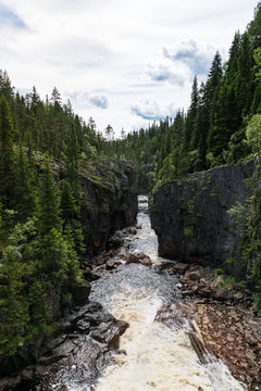 Small canyon in Sweden