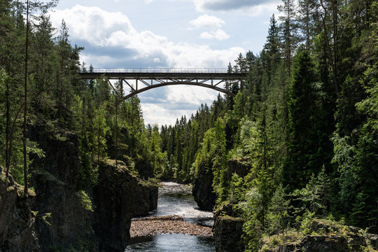 Beautiful creek and river in Sweden