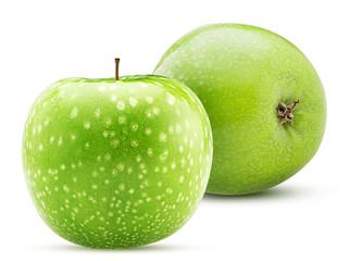 Two green apple