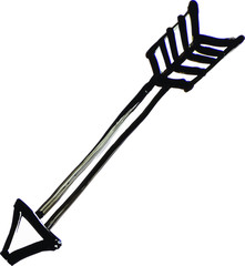 Archery Arrow White Board Illustration