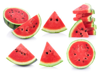 watermelon isolated on white background © nortongo