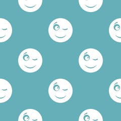Winks smile icon. Vector simple illustration of winks smile icon isolated on white background