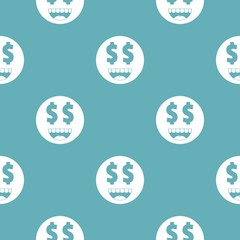 Money smile icon. Vector simple illustration of money smile icon isolated on white background