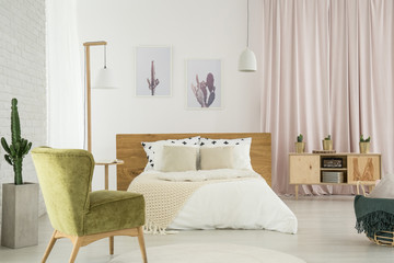 Bedroom in wild west style