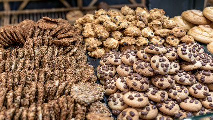 Homemade chocolate chip cookies