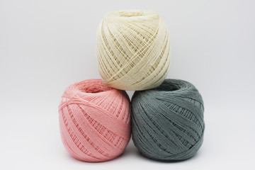 Colorful thread. yarns are available in many color.