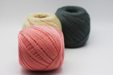 Colorful thread. yarns are available in many color.
