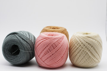 Colorful thread. yarns are available in many color.