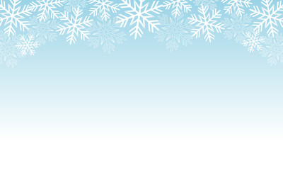 Fototapeta na wymiar Background with white snowflakes. Vector graphic winter pattern.