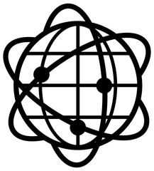 Black web vector icon