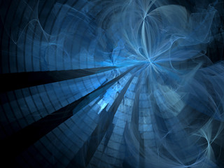 Naklejka premium abstract fractal background