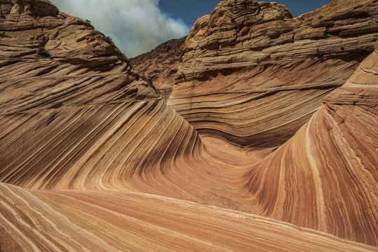 Idyllic view of patterns on Marble Canyon