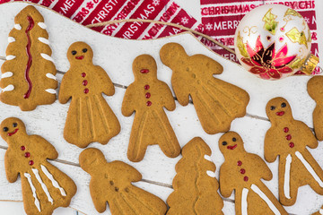 Gingerbread cookies for Christmas.