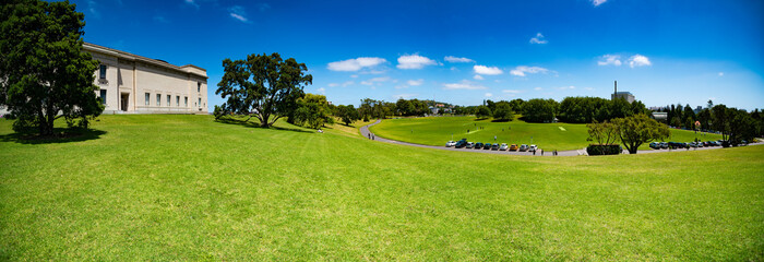 Obraz premium Green city park