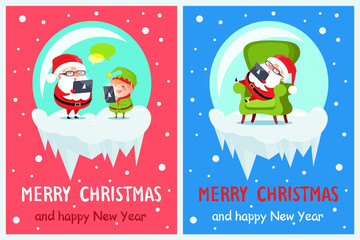 Merry Christmas Collection Vector Illustration