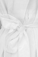 White on white robe