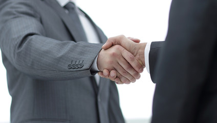 Obraz premium closeup .the handshake business partners.