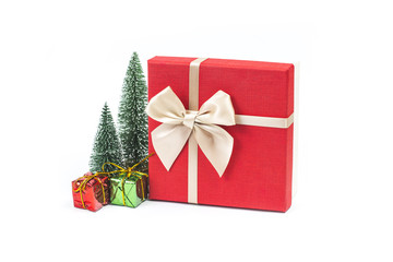 Gift boxes on background