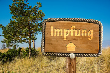 Schild 249 - Impfung
