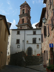 View of the city of Lucignano