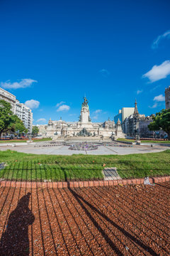 Congressional Plaza in Buenos Aires, Argentina