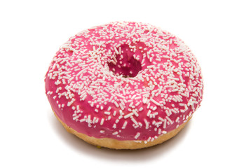 donuts in glaze isolated