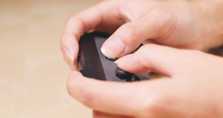 Play game on console