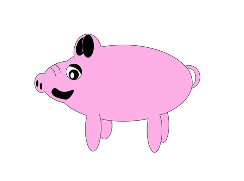 Schwein Illustration