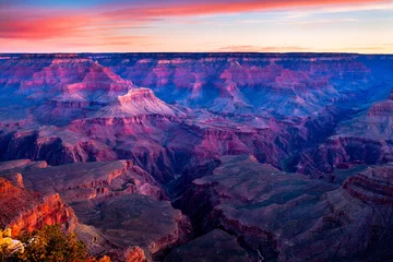 Abwaschbare Fototapete Büro Sonnenaufgang am Grand Canyon