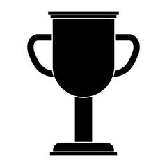 trophy cup winner icon vector illustration design