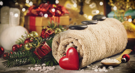 Christmas spa concept